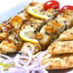 Greek Chicken Souvlaki (Skewers) recipe with Tzatziki sauce