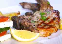 Greek Pork Chops recipe with roast Potatoes (Brizola sto Fourno)-1