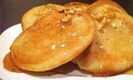 Greek-style Pancakes with Honey and Walnuts (Tiganites)-3