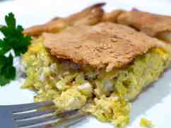 Kolokithopita recipe with homemade Phyllo (Greek Zucchini pie)