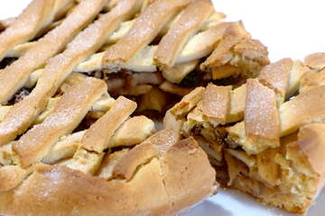 Lenten Greek Apple pie (Milopita)