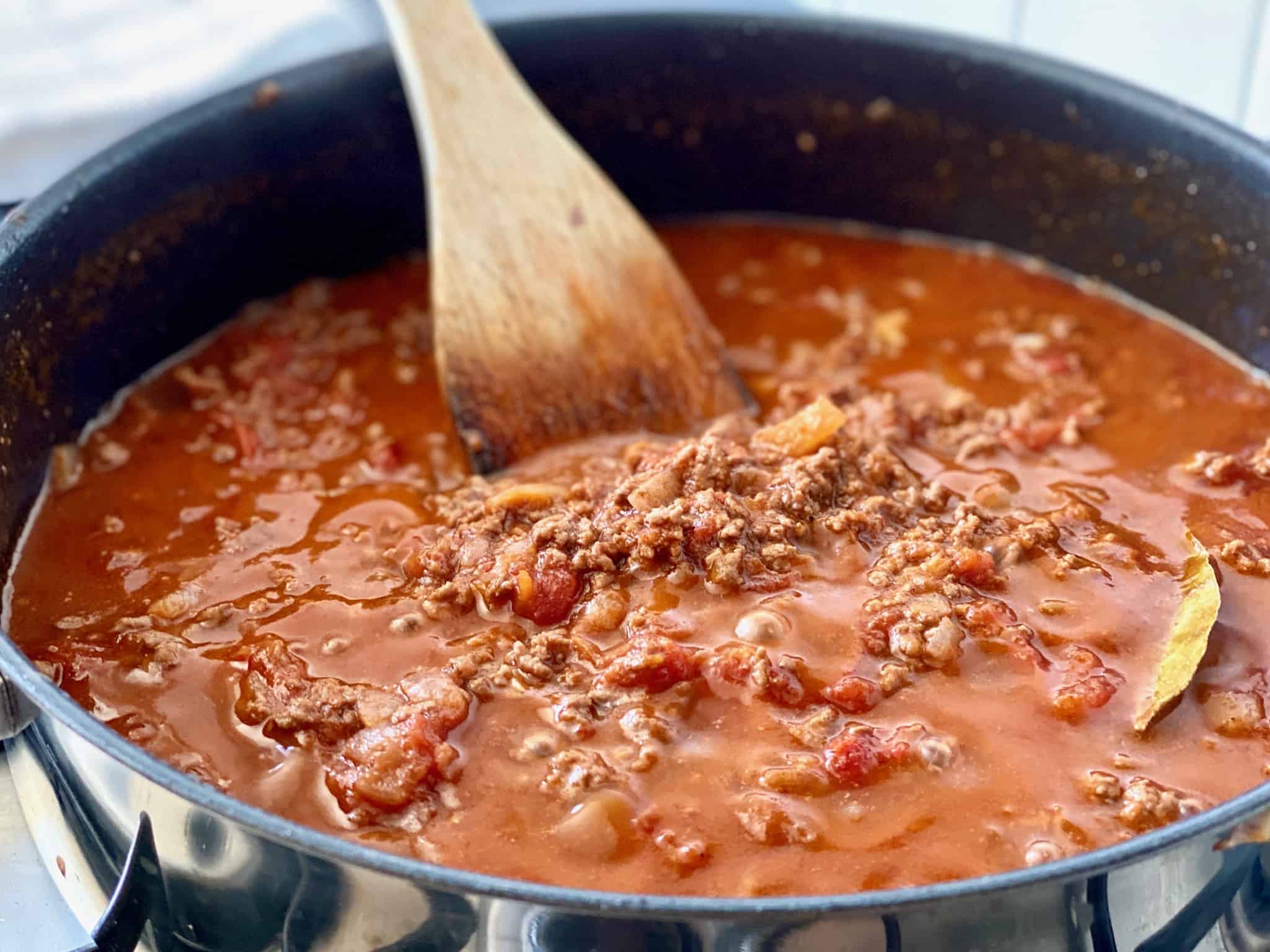 Meat sauce for Greek Moussaka recipe