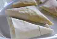 Tiropitakia recipe (Greek Feta Cheese Triangles)-prep3