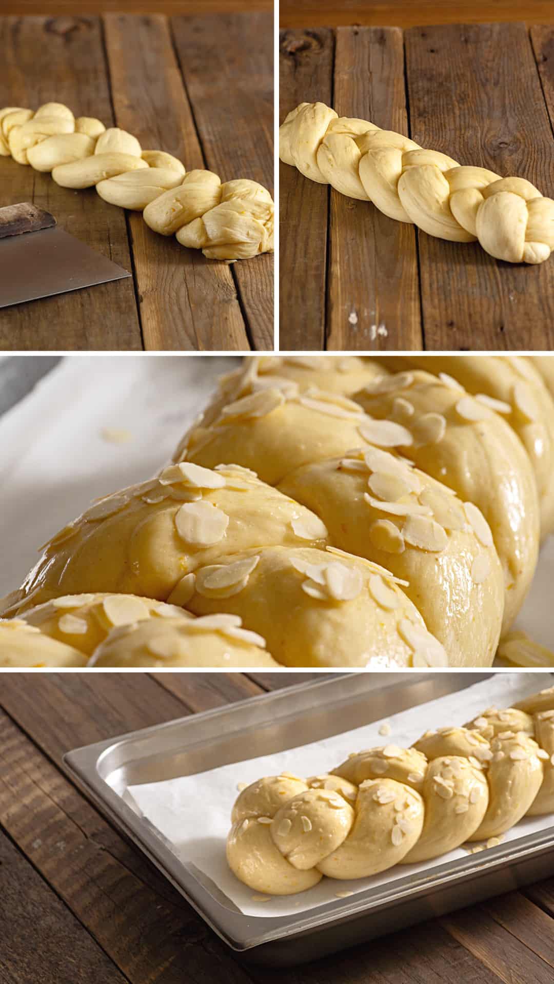 Tsoureki dough rise (Traditional Greek Easter bread)