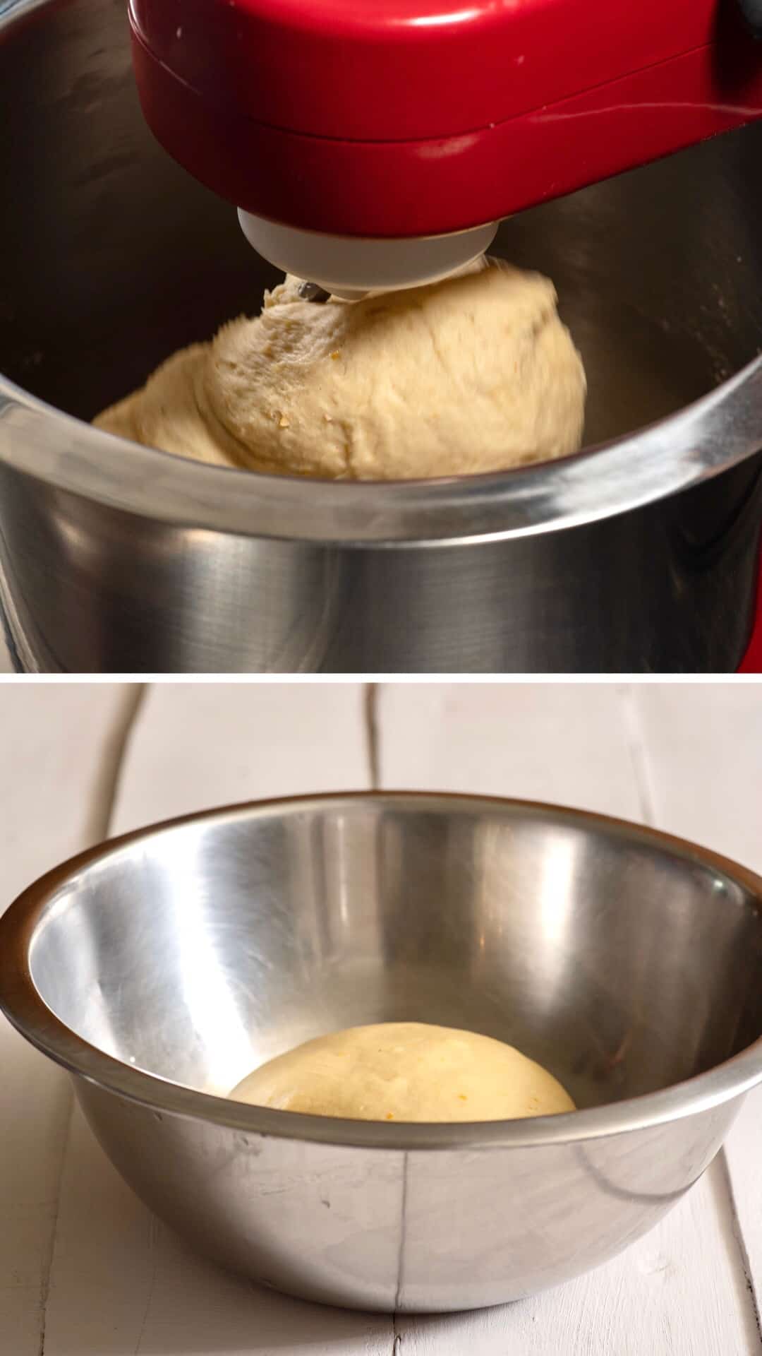 Tsoureki recipe preparing the dough