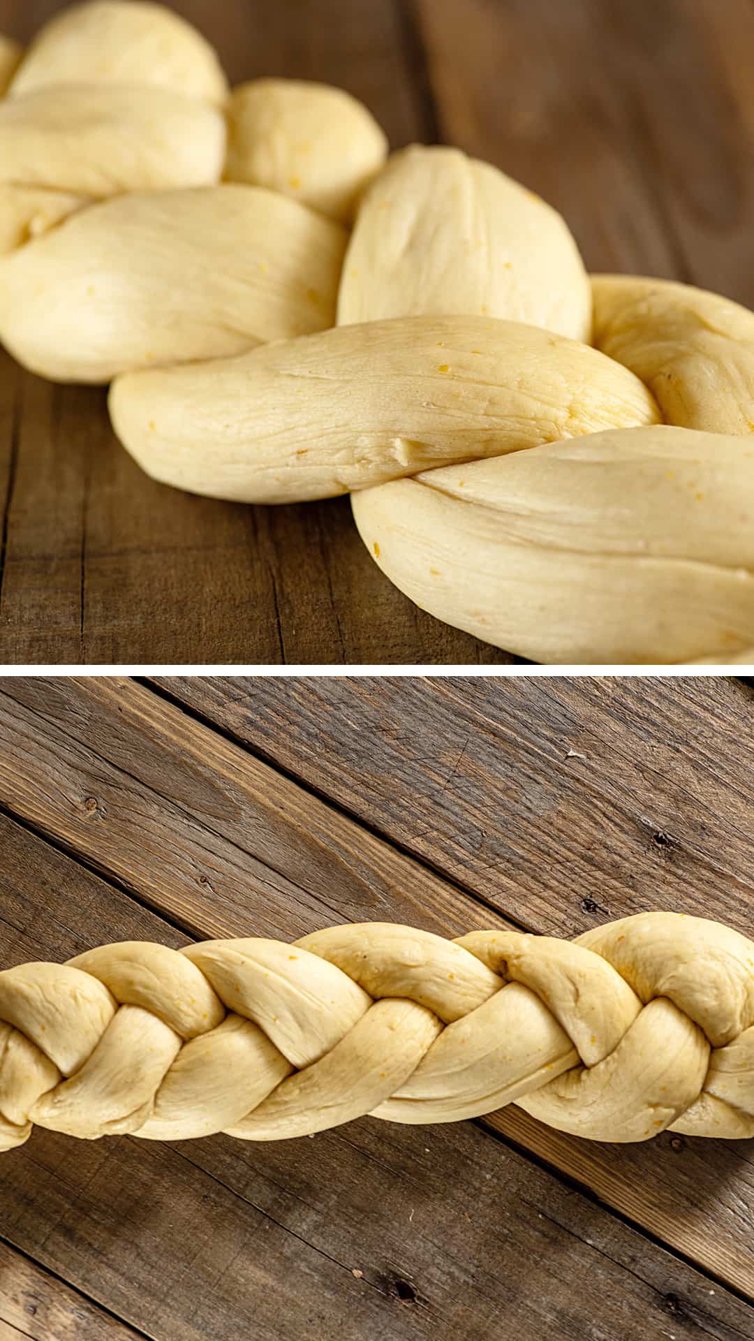 Tsoureki shaping (Traditional Greek Easter bread)